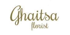 white logo florist